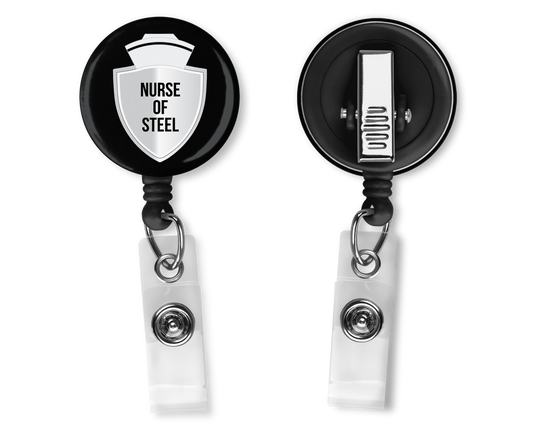 Nurse Badge Holder - Black