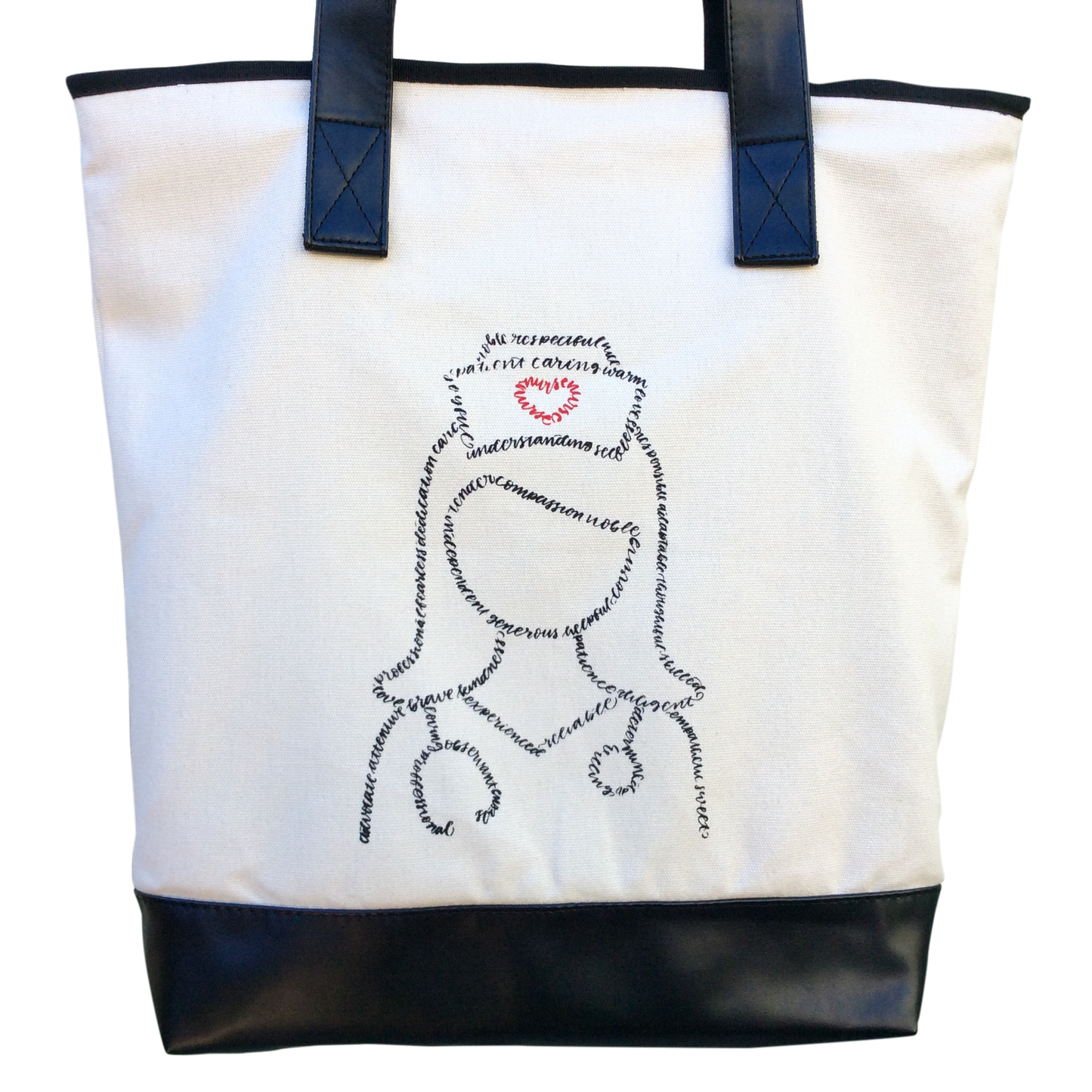 Nurse Tote Bag - Nurse Virtues