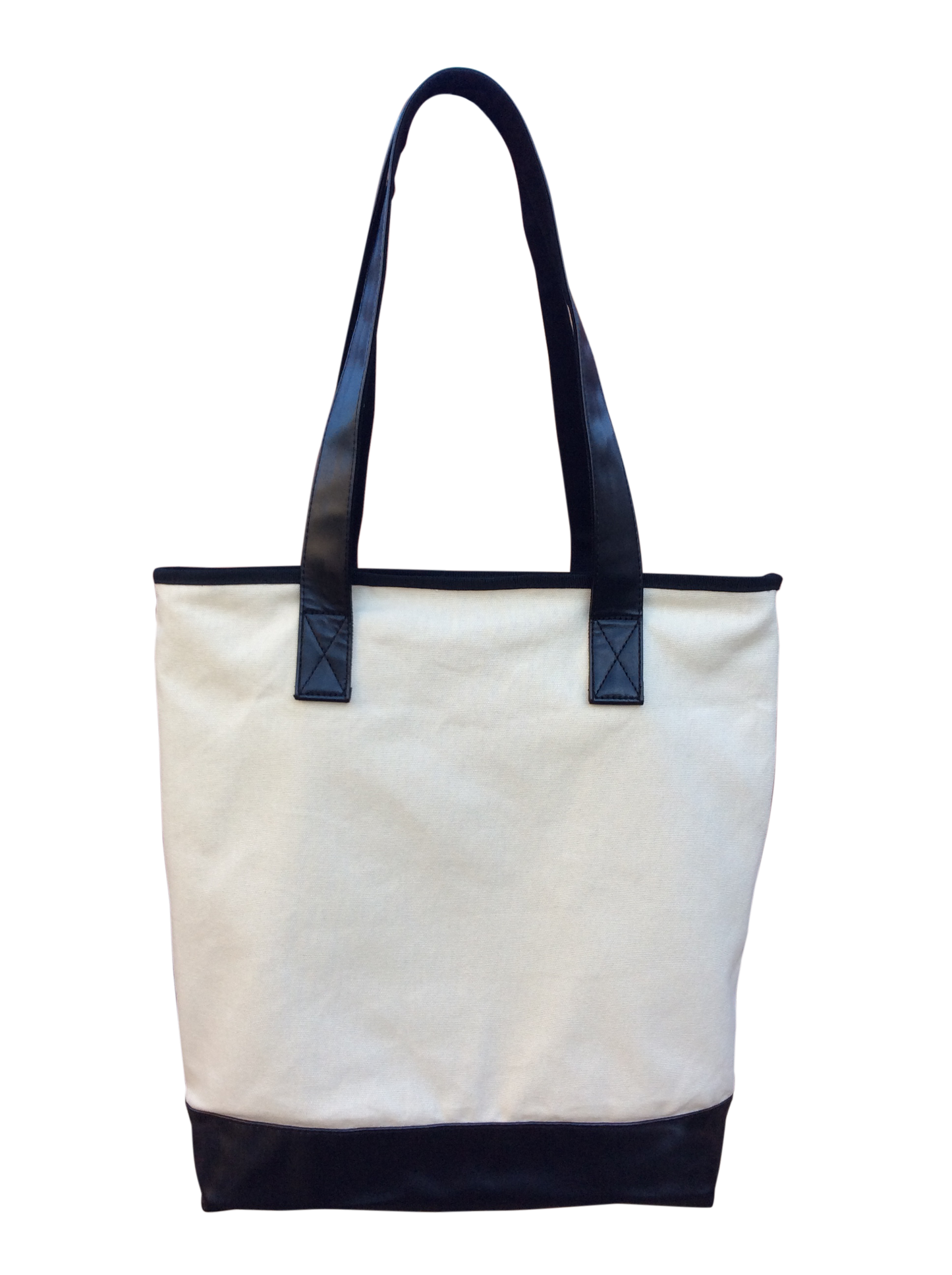 Nurse of Steel Tote Bag - Black and Cream Canvas Tote Bag