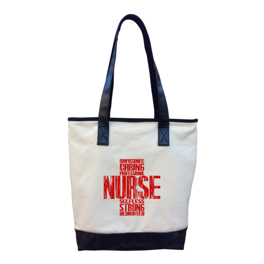 Nurse Tote Bag - Compassionate Caring Nurse